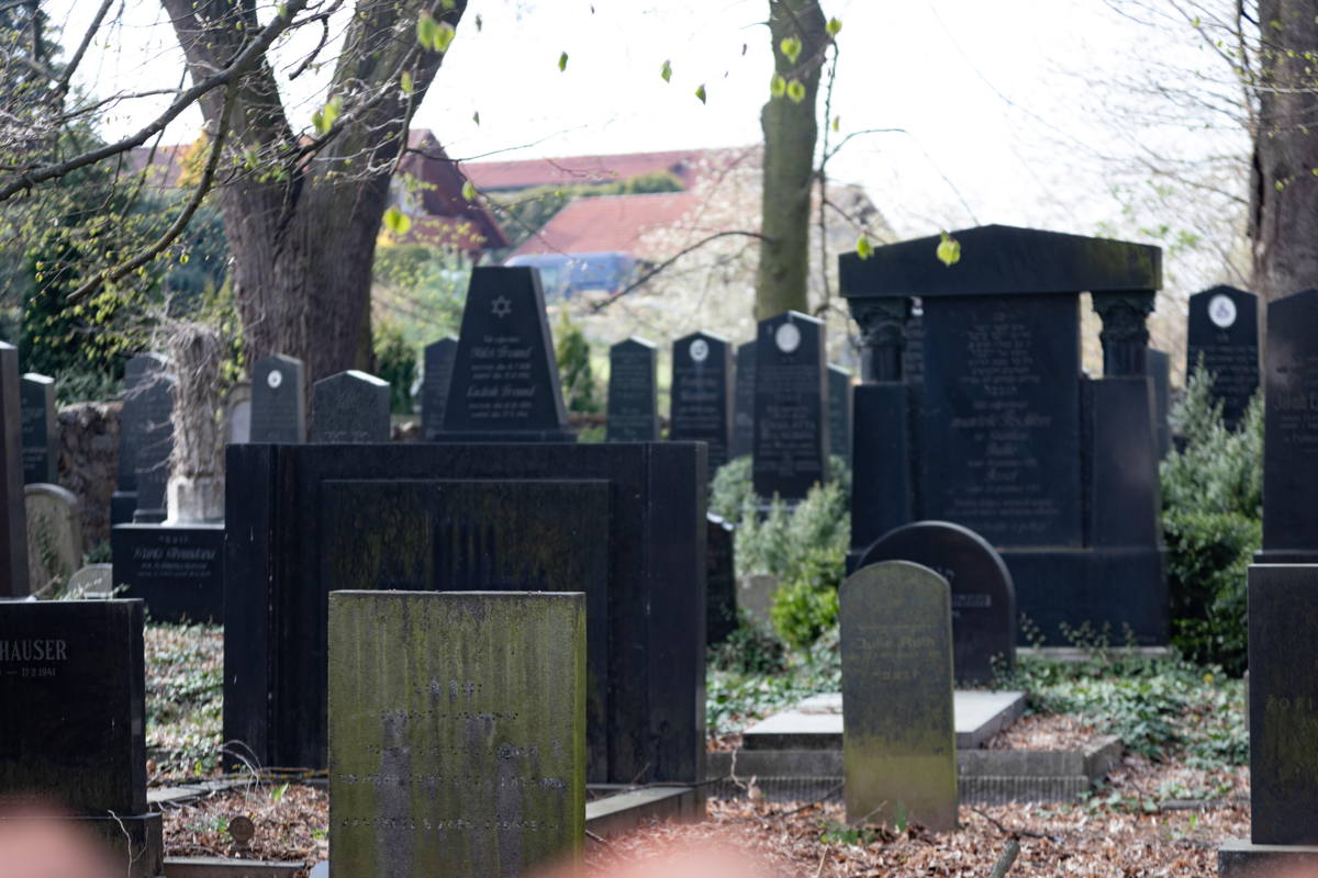 Gravestones in Jewish Cemetery