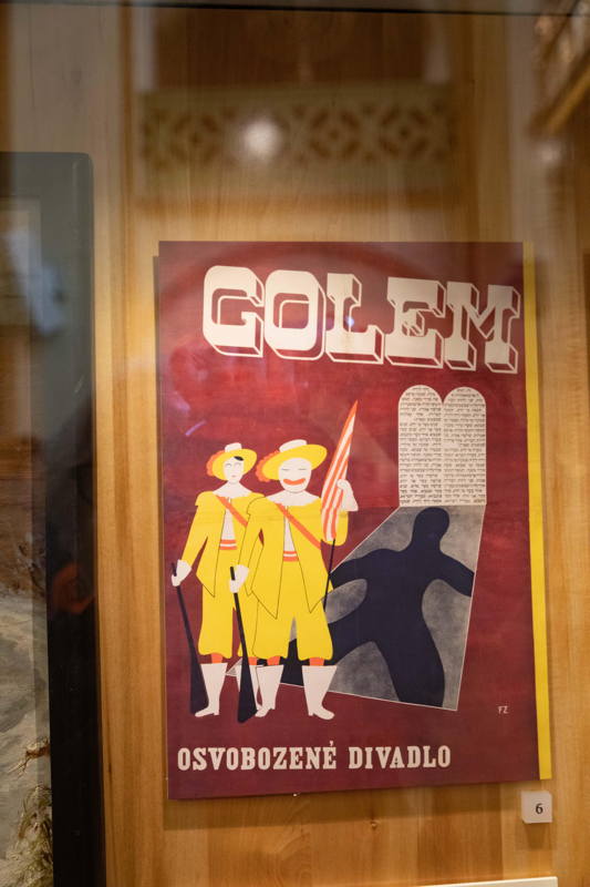 Advertisement for famous movie of about the golem