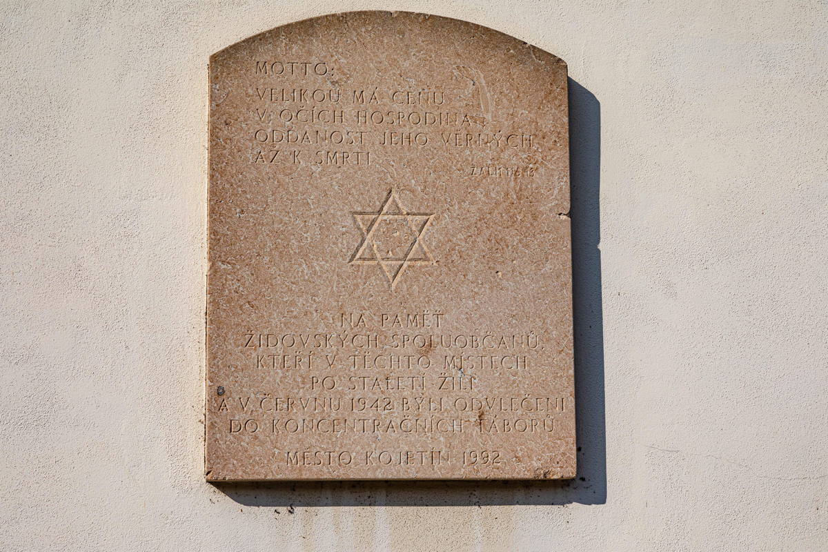 Plaque on Synagogue wall