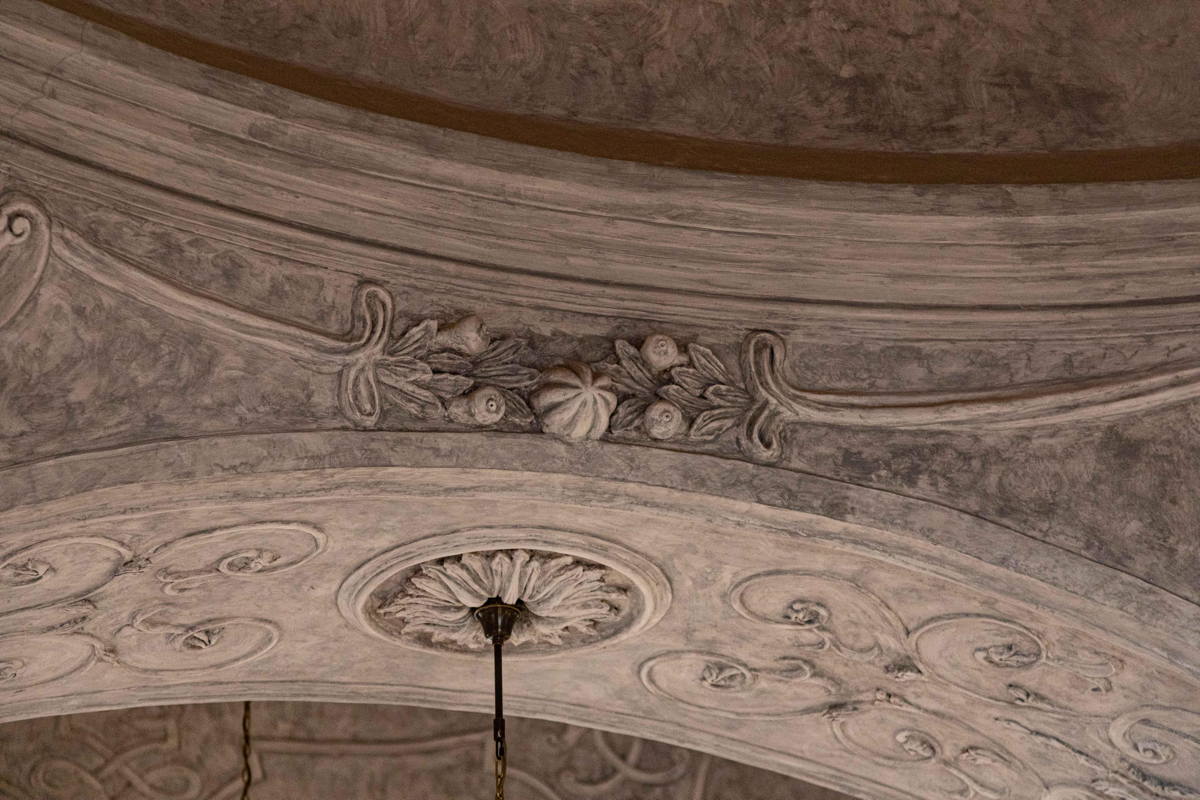 Moravian motif on ceilings