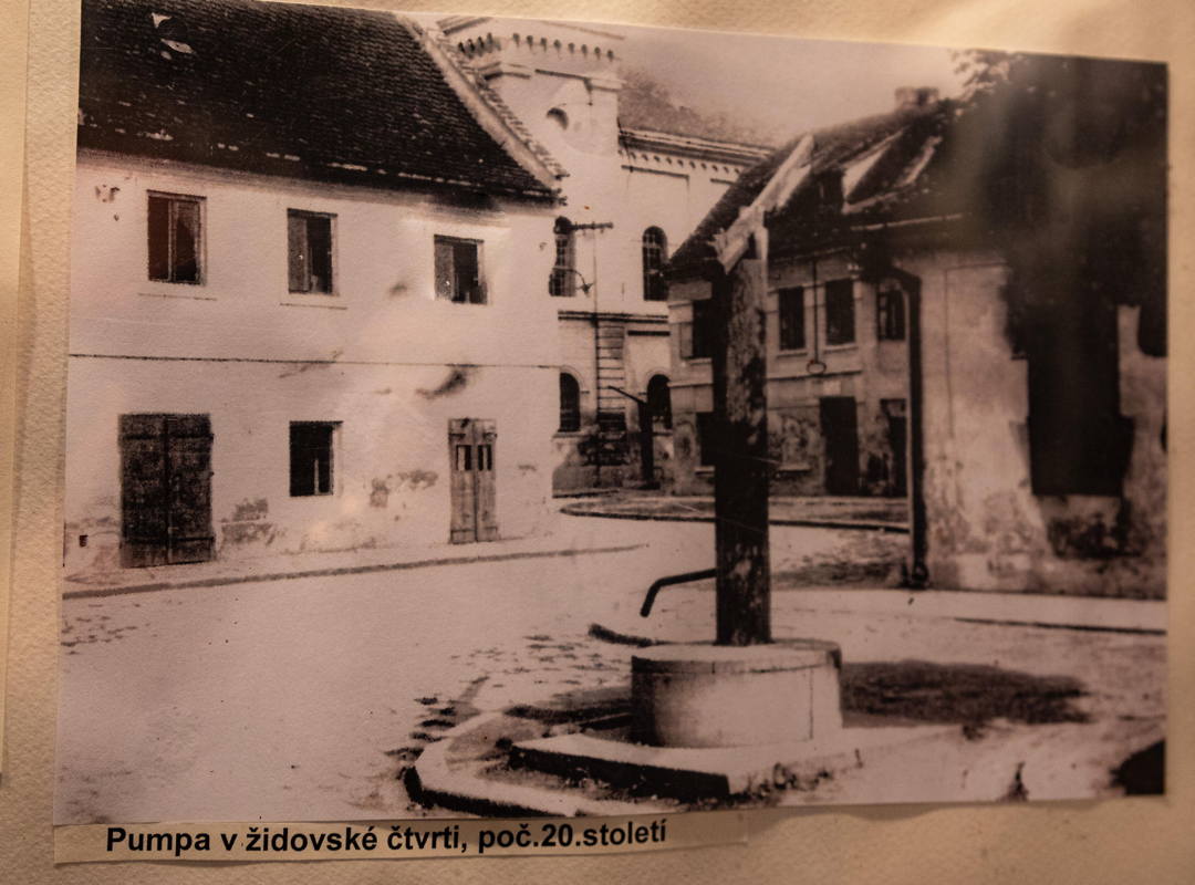 Archive photograph of Jewish pump